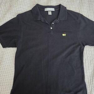 Women’s Masters Black Polo Shirt with Embroidered Logo